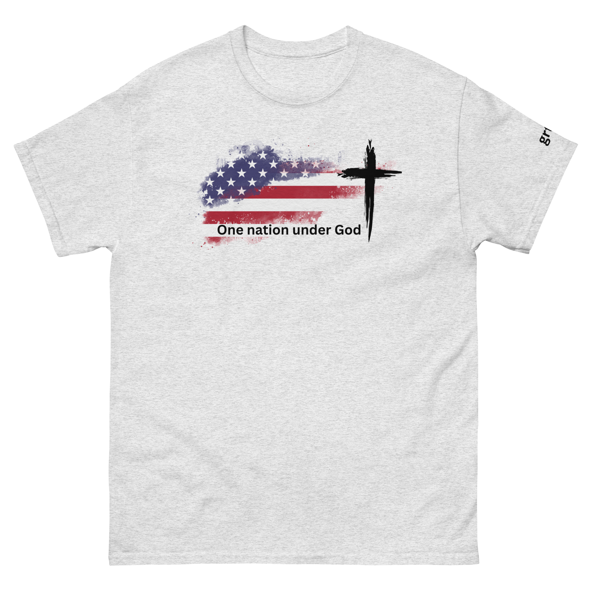 One Nation Under God T-Shirt | Distressed American Flag Christian Apparel